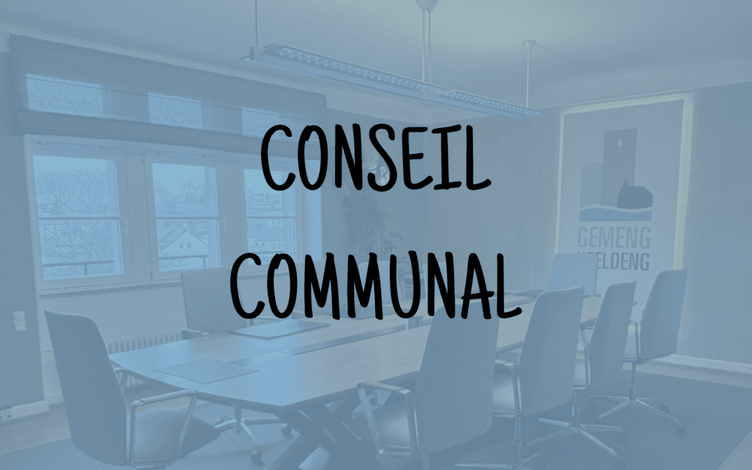 Conseil communal – ordre du jour 17.04.2026