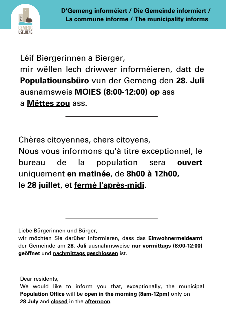 effnungzaiten